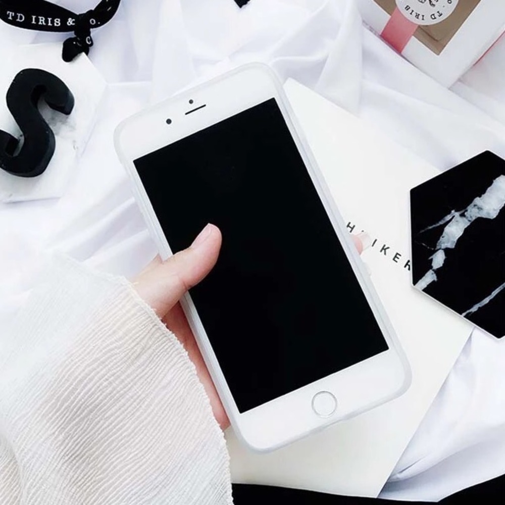 NEW iPhone Max/XR/X/XS/7/8/Plus White Marble Case - Picture 5 of 5